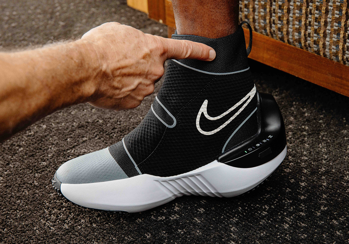 Hyperice And Nike Unveil A Recovery Sneaker Boot That Massage Your Feet