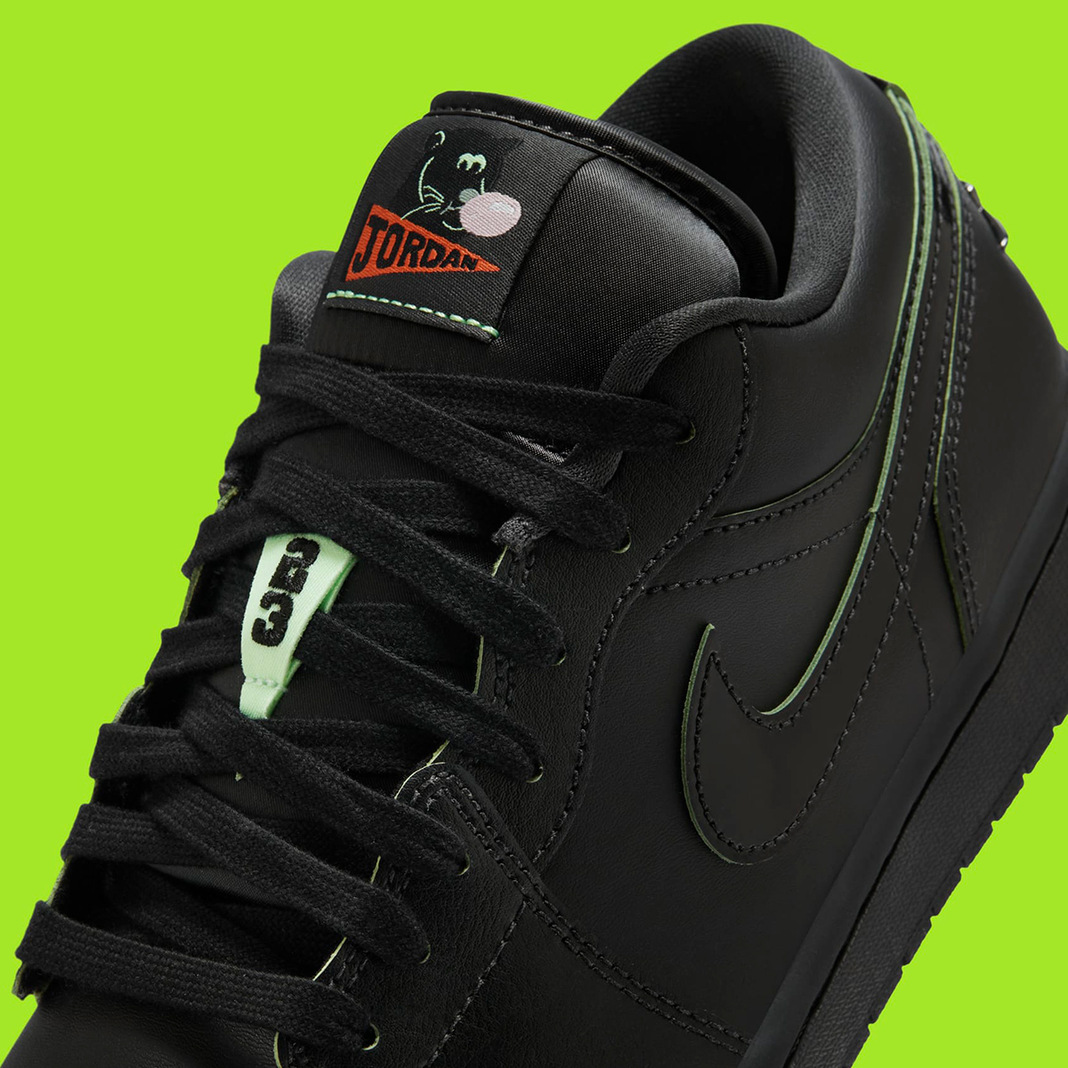 Air Jordan 1 Low Black Cat Mascot 8