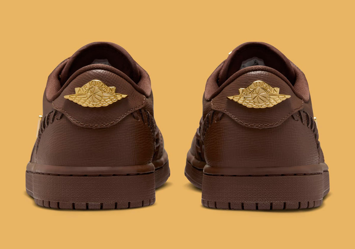 Air Jordan 1 Low Method Of Make Cacao Wow Metallic Gold Fn5032 201 3