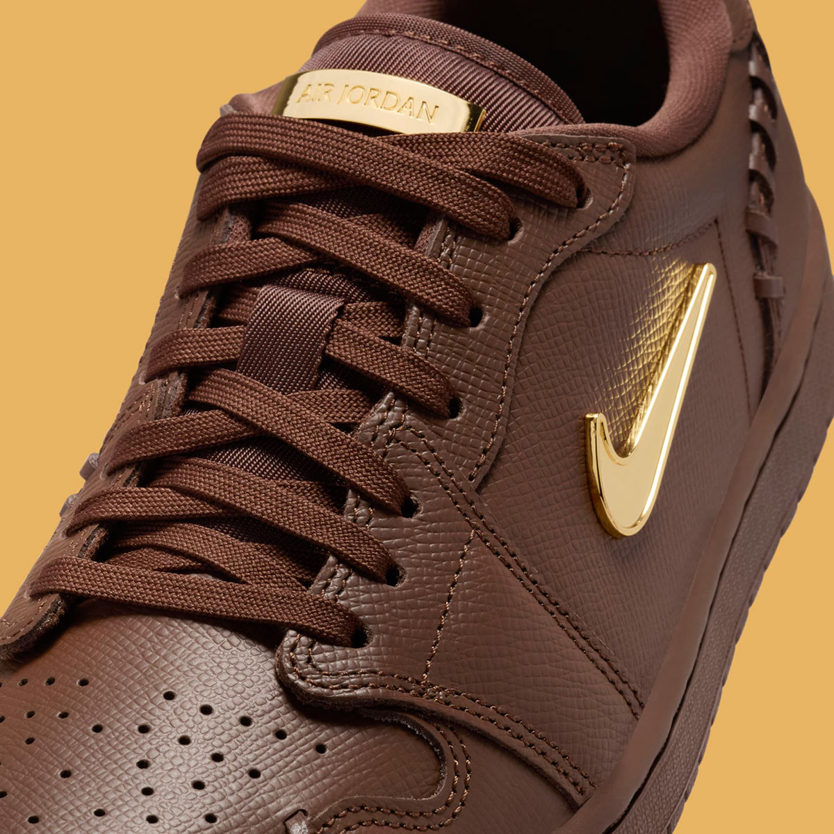 Air Jordan 1 Low Method Of Make Cacao Wow Metallic Gold Fn5032 201 4