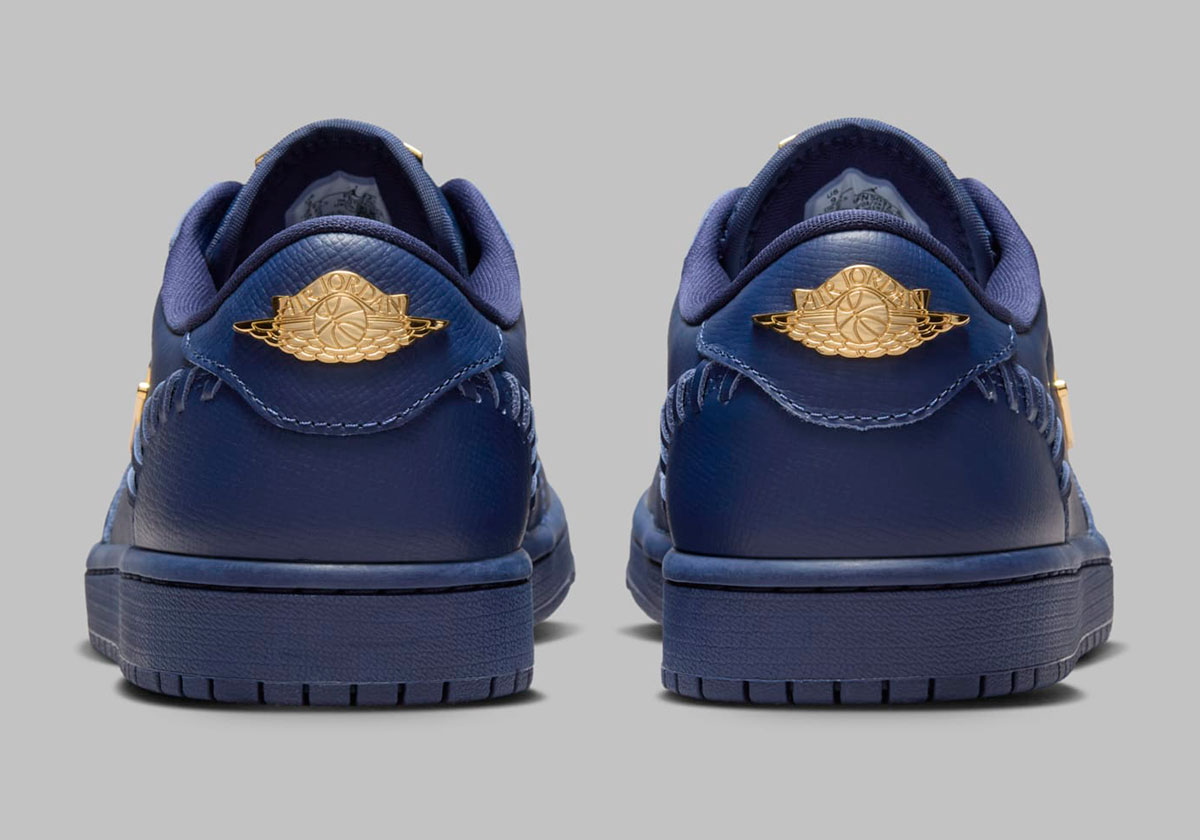 Air Jordan 1 Low Method Of Make Navy Gold Fn5032 400 6