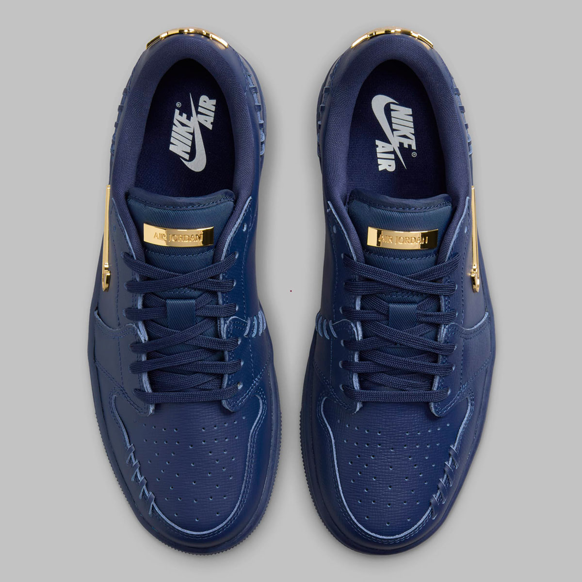 Air Jordan 1 Low Method Of Make Navy Gold Fn5032 400 7