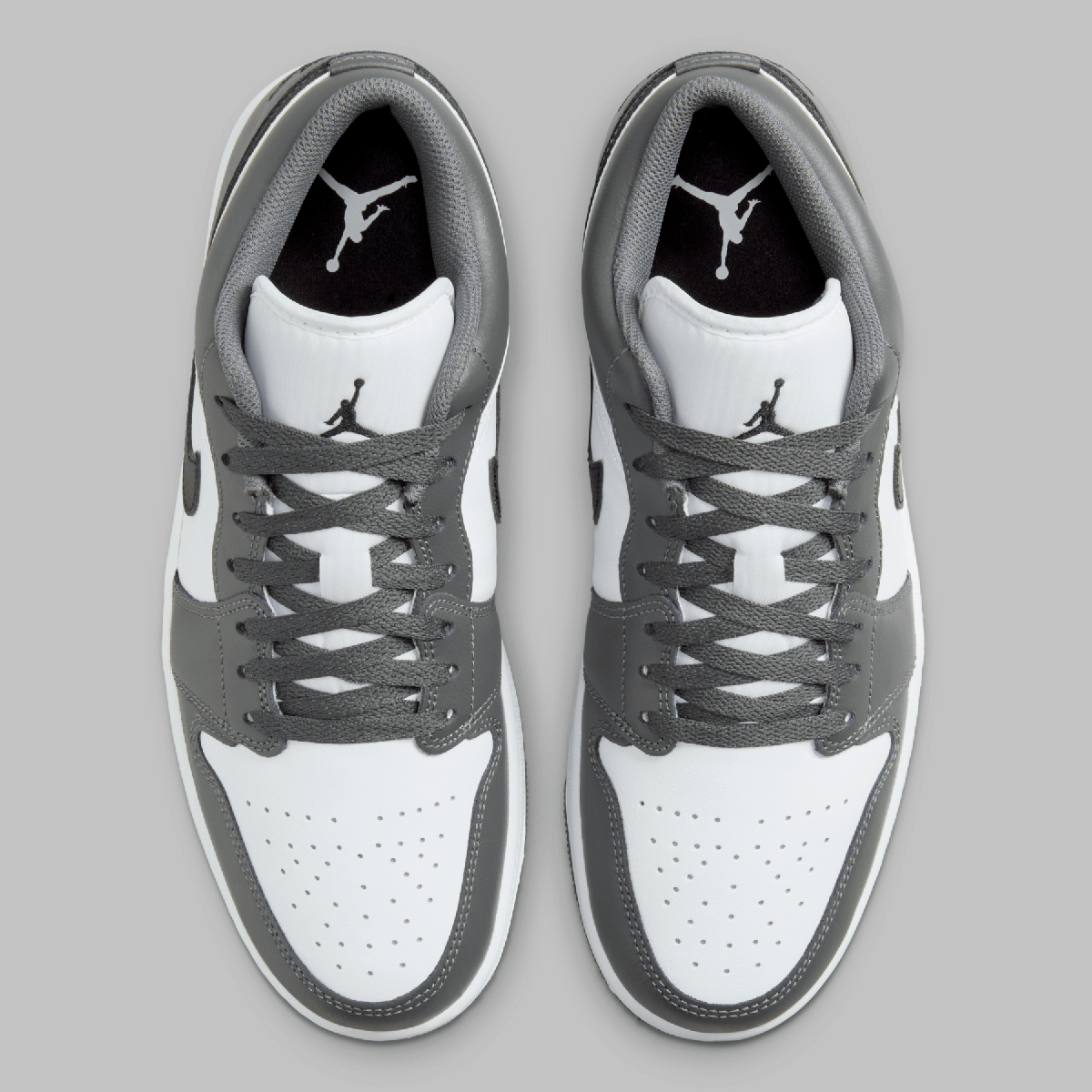Air Jordan 1 Low White Black Iron Grey Air Jordan 1 Low Dark Grey White Black 553558 152 1