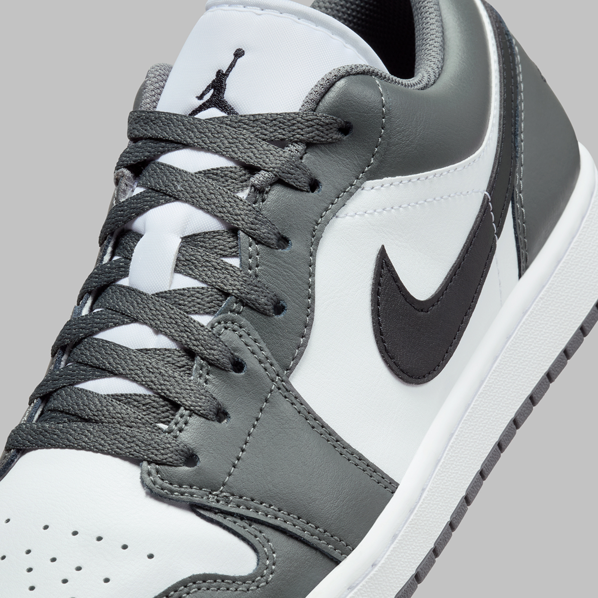 Air Jordan 1 Low White Black Iron Grey Air Jordan 1 Low Dark Grey White Black 553558 152 2