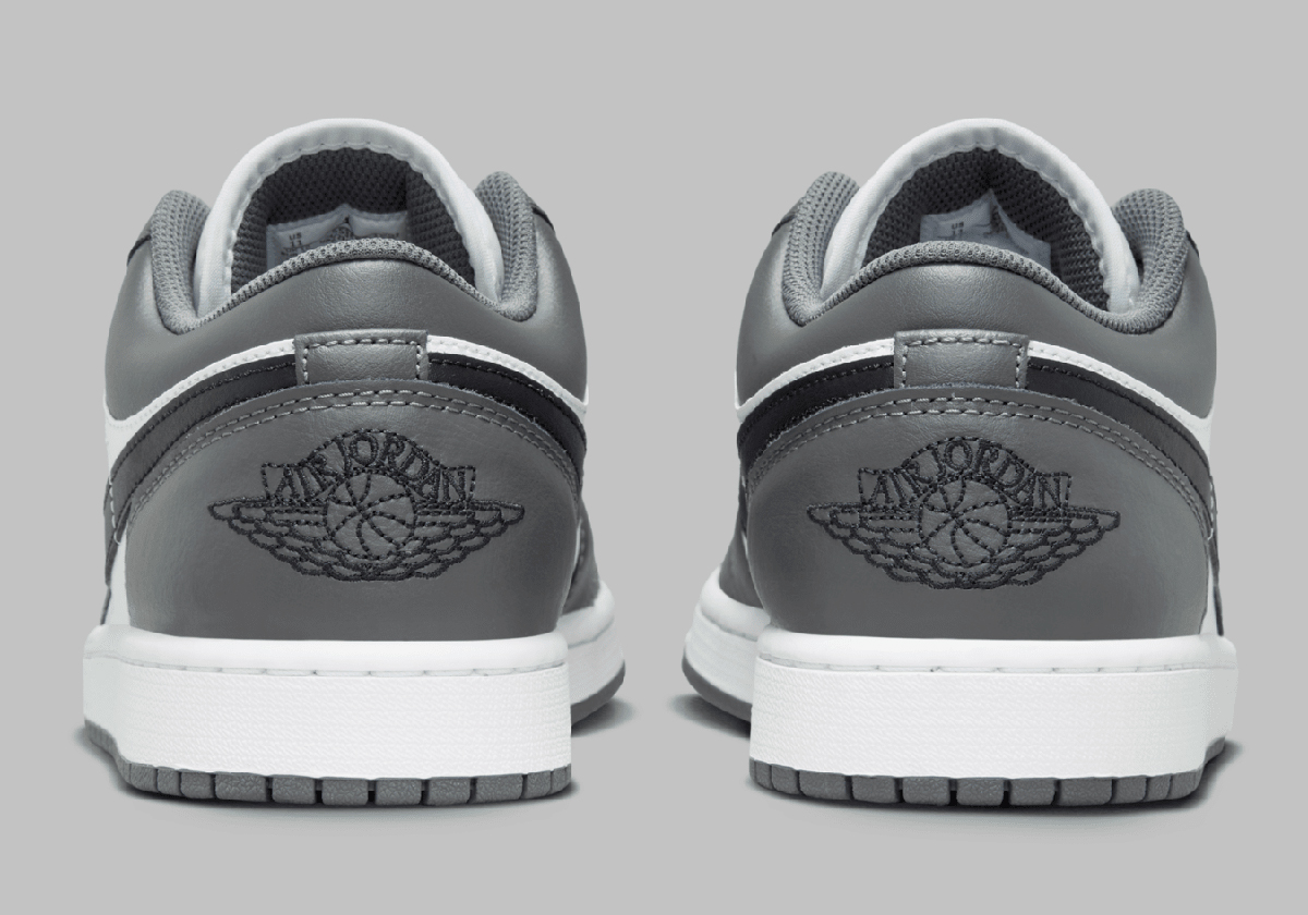 Air Jordan 1 Low White Black Iron Grey Air Jordan 1 Low Dark Grey White Black 553558 152 6