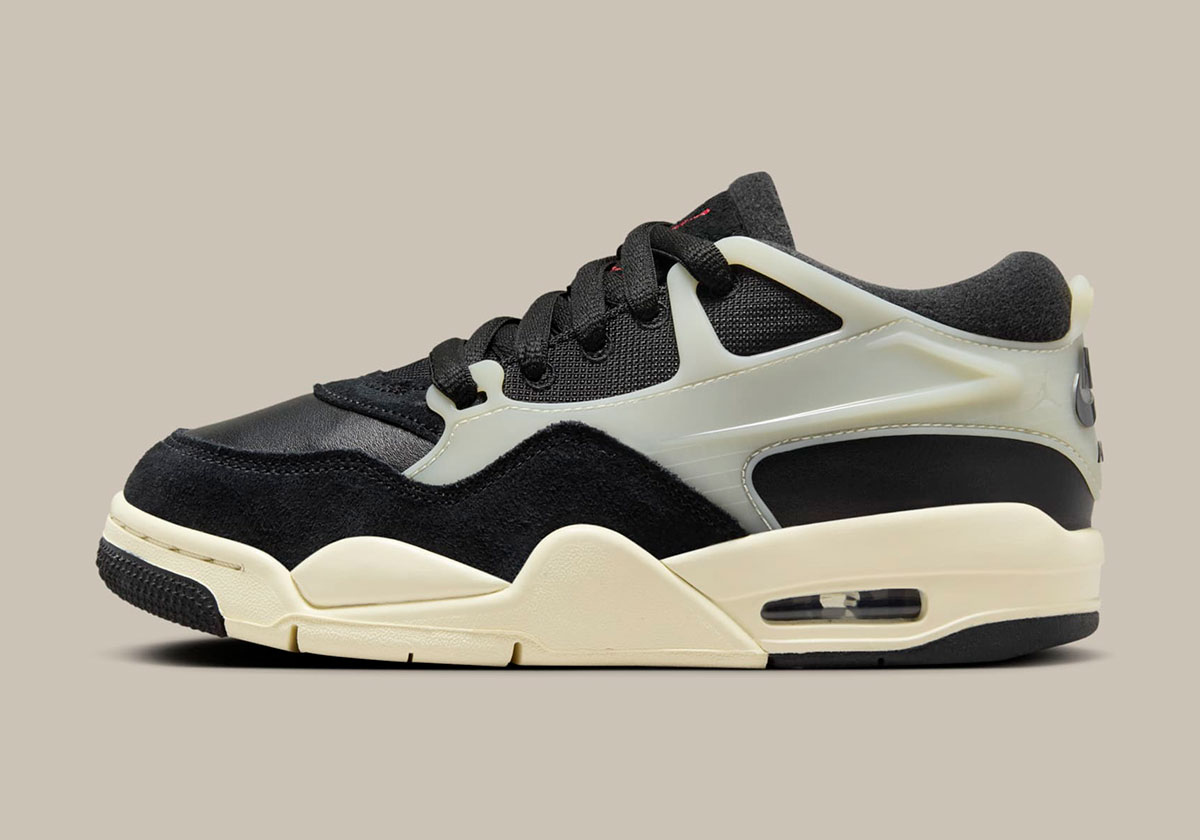 Air Jordan 4 Rm Gs Black Coconut Milk Gym Red Fq7939 006 8
