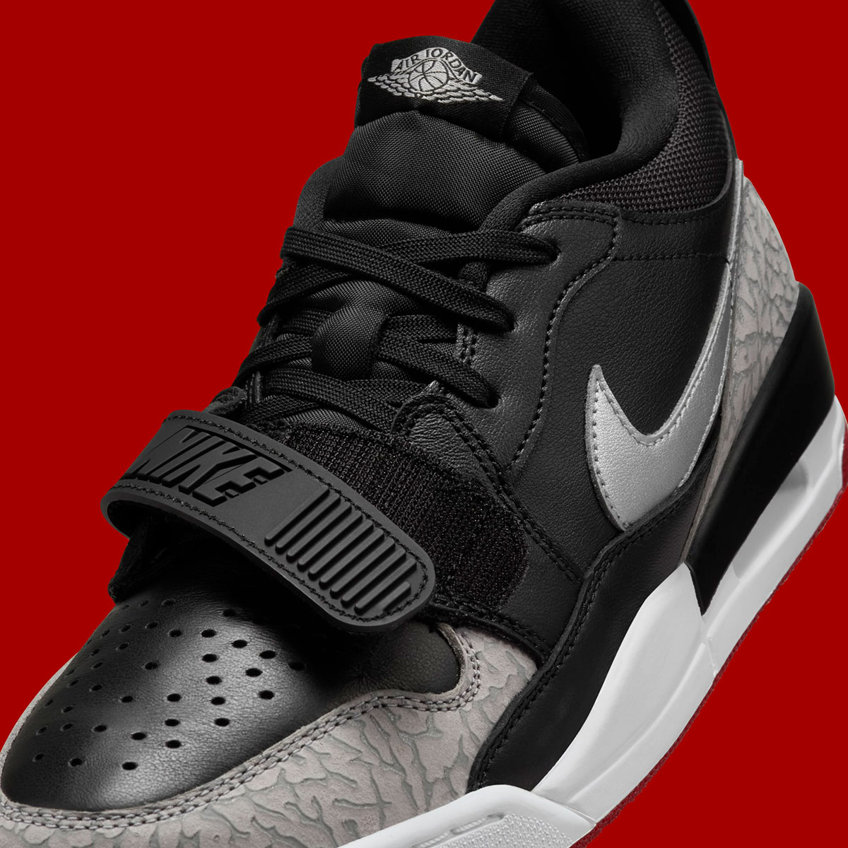 Jordan Legacy 312 Black Gym Red Cement Grey Metallic Silver Fq7827 006 2