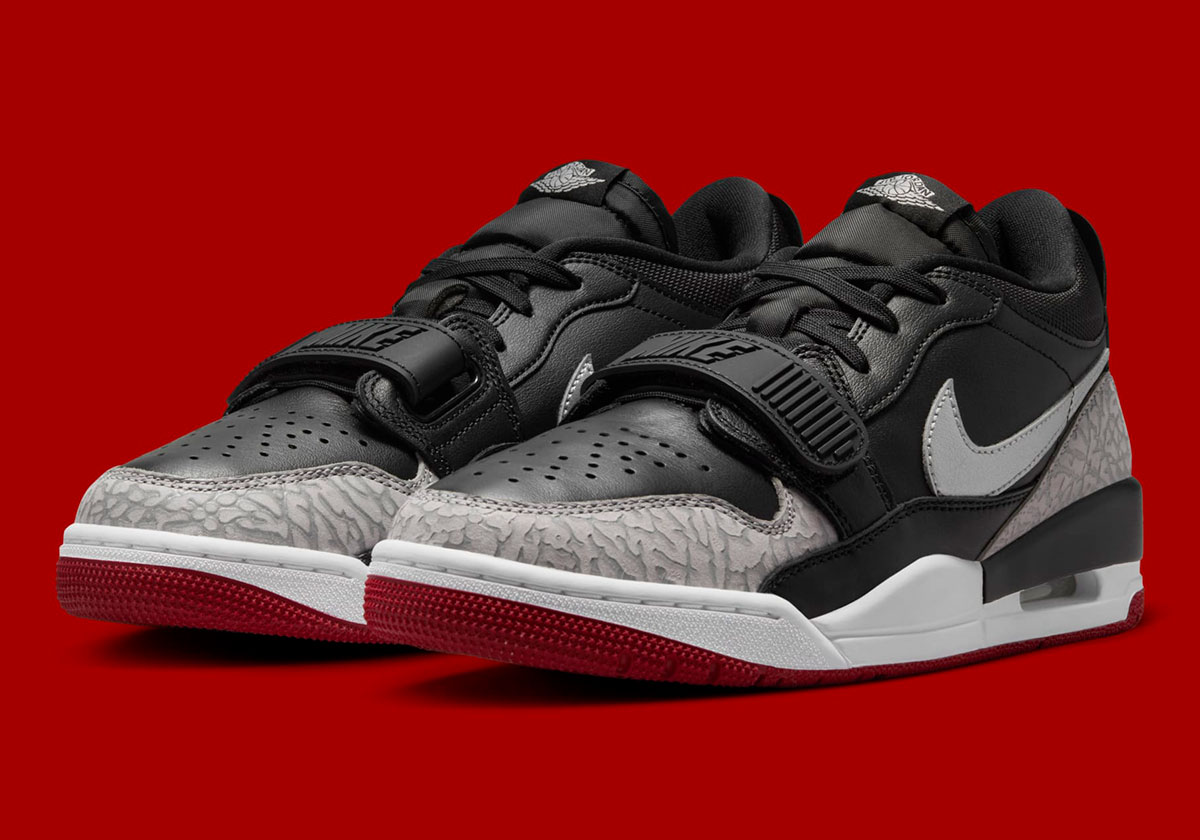 Jordan Legacy 312 Black Gym Red Cement Grey Metallic Silver Fq7827 006 4