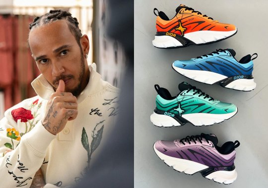 Lewis Hamilton And Dior Are Releasing A Sneaker Collaboration