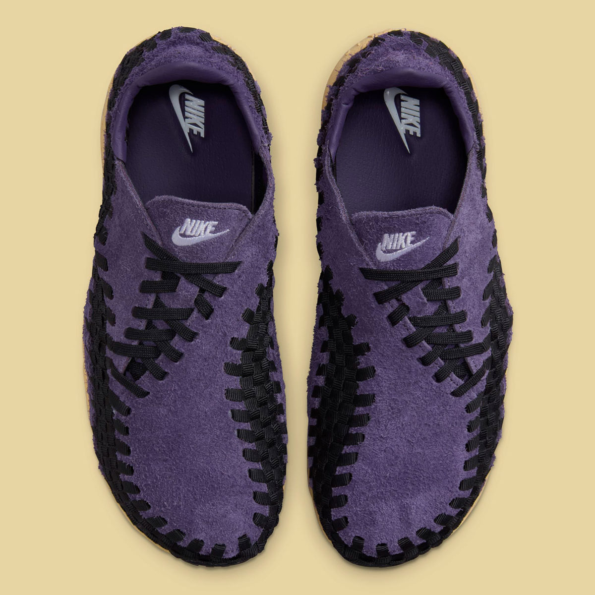 Nike Air Footscape Woven Purple Suede Black Coconut Milk Fz2615 500 3