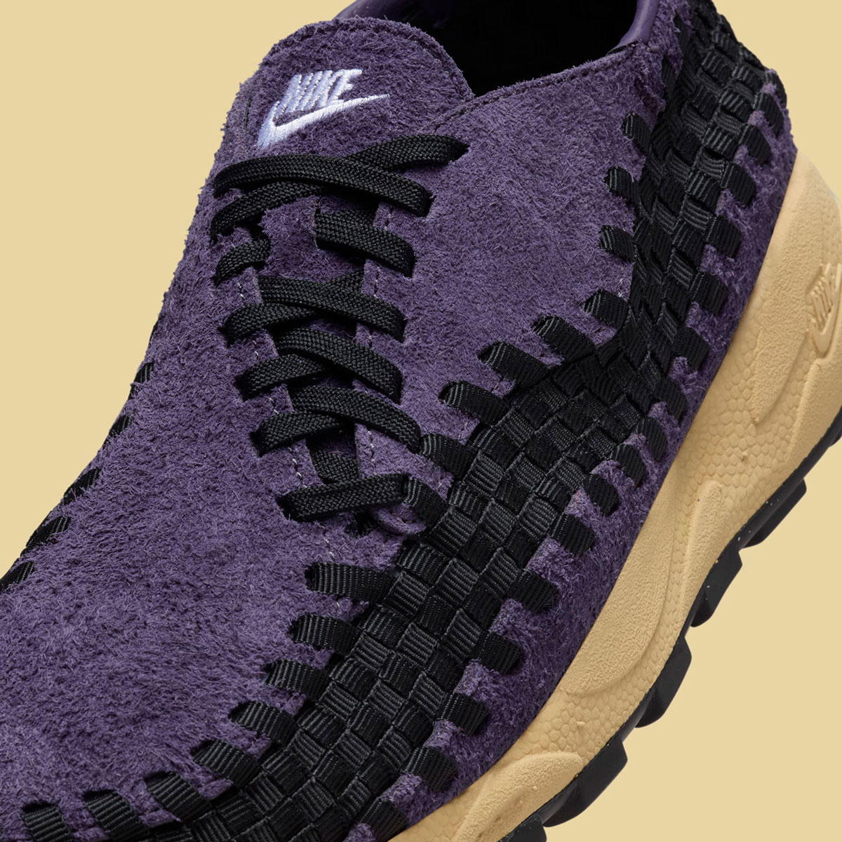 Nike Air Footscape Woven Purple Suede Black Coconut Milk Fz2615 500 5