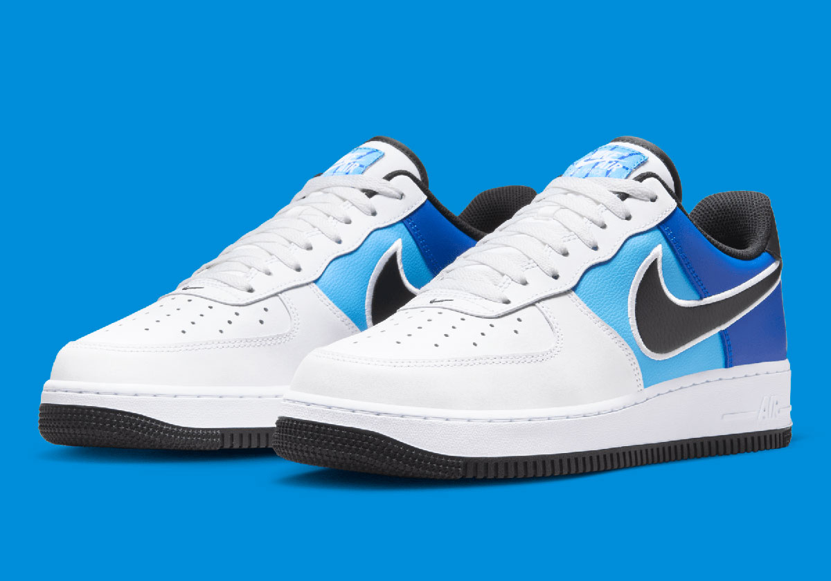 Nike Air Force 1 Low White Baltic Blue Royal Basketball Hangtag 3