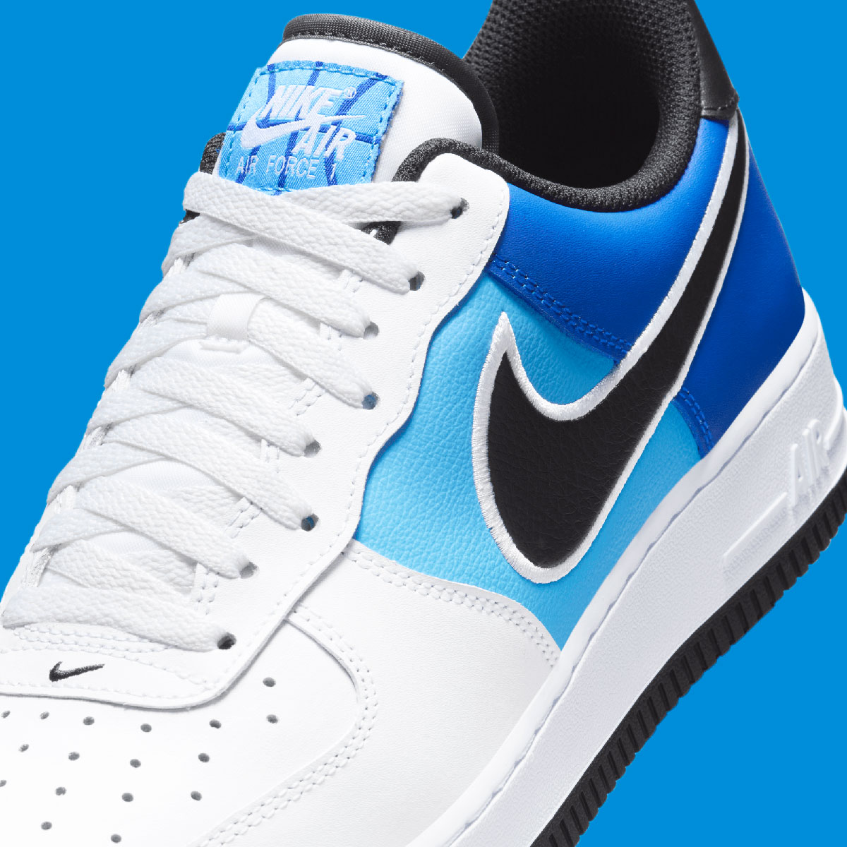 Nike Air Force 1 Low White Baltic Blue Royal Basketball Hangtag 5