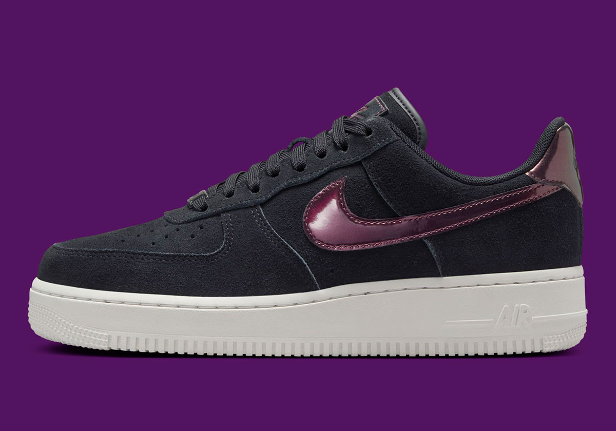 Nike Air Force 1 Low Womens Black Dark Raisin Hj4401 002 1