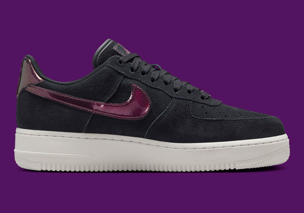 Nike Air Force 1 Low Womens Black Dark Raisin Hj4401 002 7