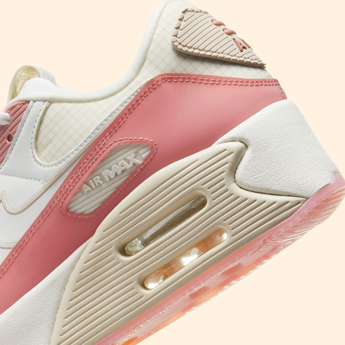 Nike Air Max 90 Lv8 Sail Red Stardust Summit White Hf0782 101 8
