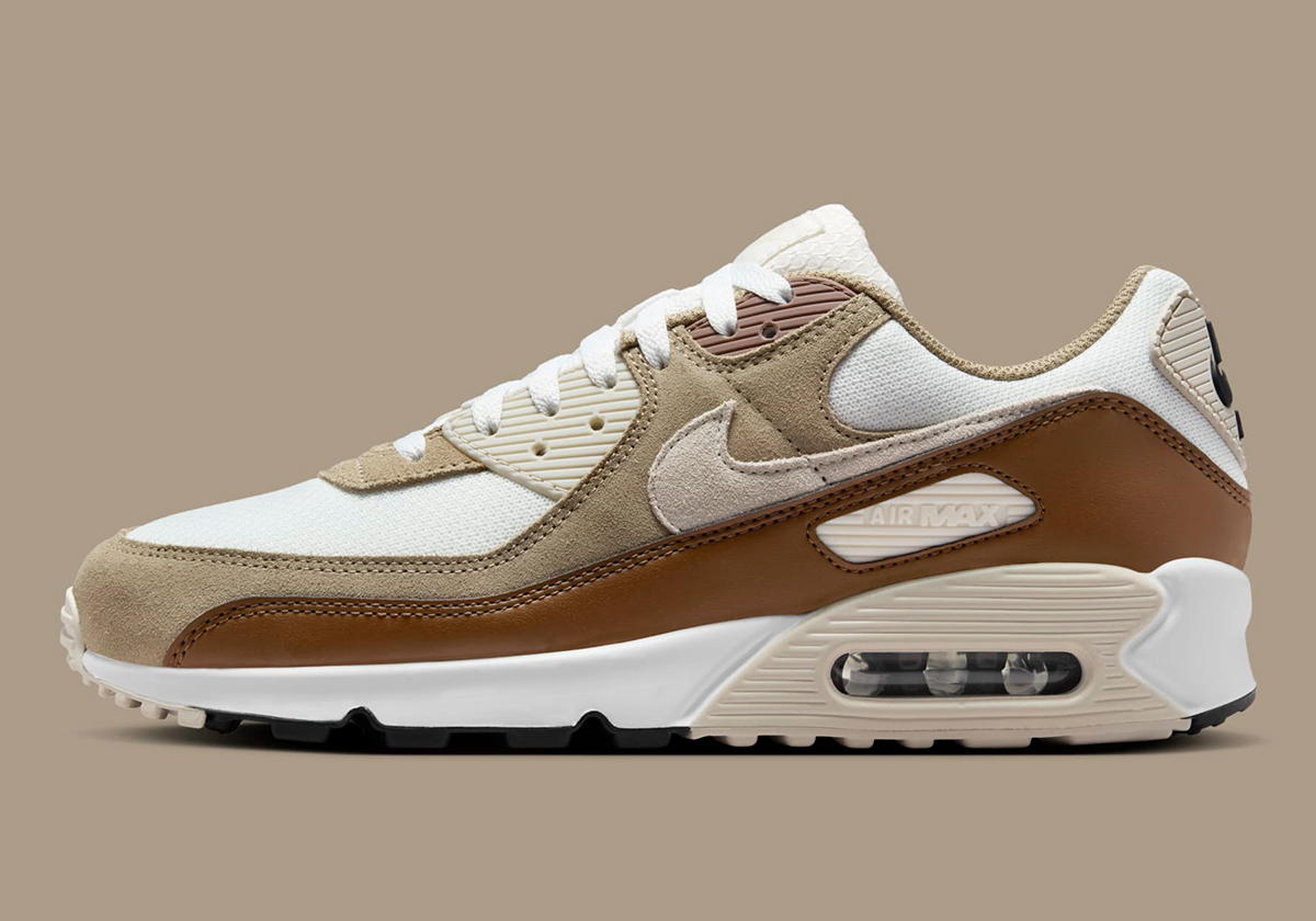 Nike Air Max 90 White Light British Tan Brown Dm0029 109 6