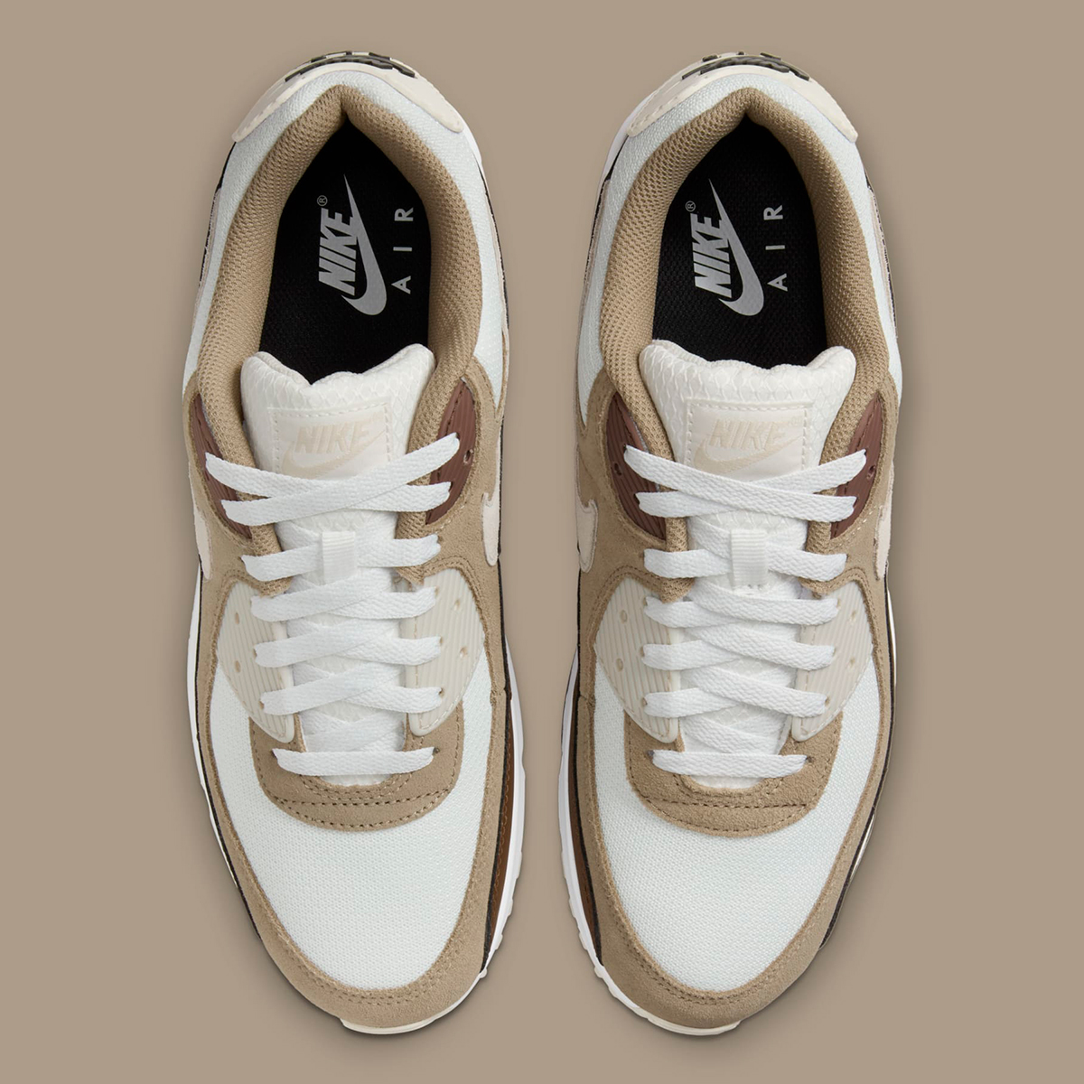 Nike Air Max 90 White Light British Tan Brown Dm0029 109 7