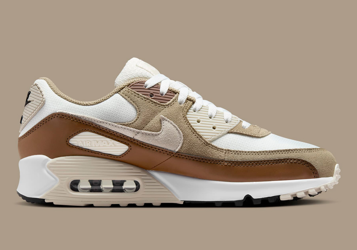 Nike Air Max 90 White Light British Tan Brown Dm0029 109 8