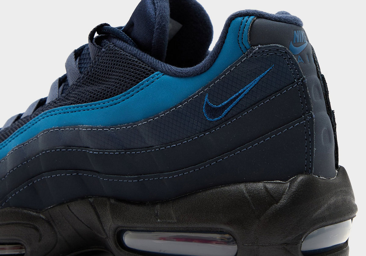 The Nike Air Max 95 “Obsidian” Comes With “Harbor Blue” Accents
