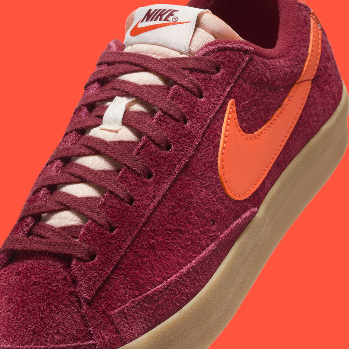 Nike Blazer Low 77 Red Crimson Fq8060 600 1