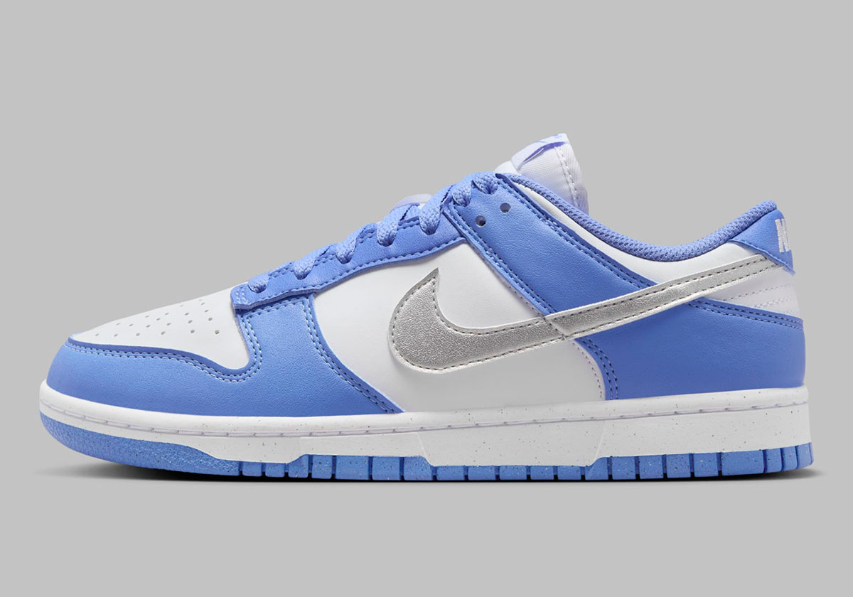 Nike Dunk Low Next Nature Royal Pulse White Metallic Silver Dd1873 402 1