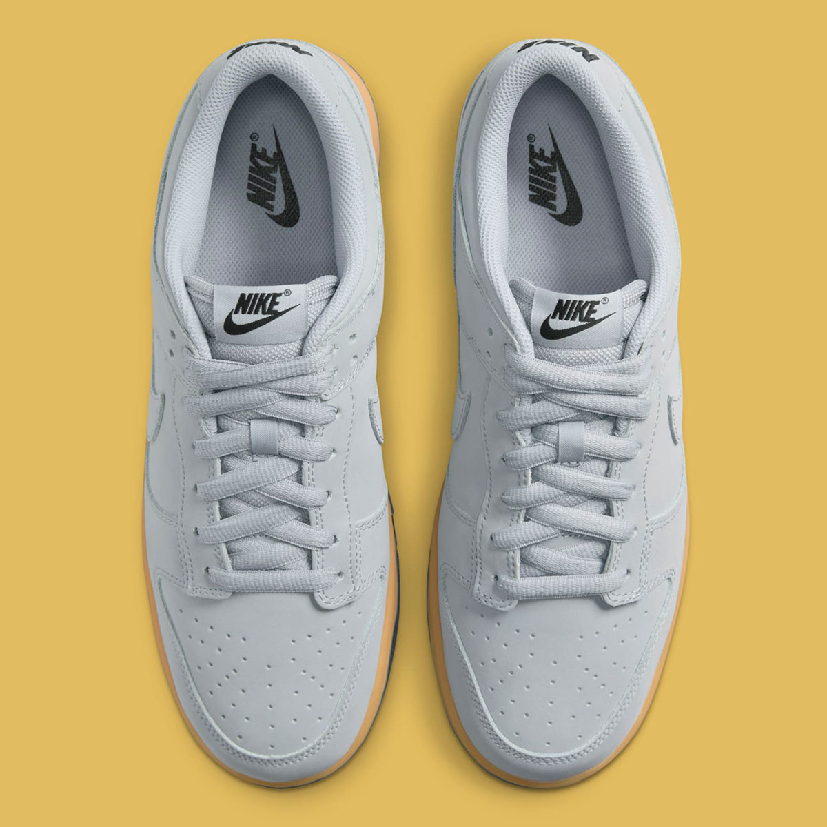 Nike Dunk Low Wolf Grey Gum Yellow Black Hq1932 001 4