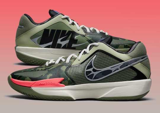 Olive Camo Prints Emerge On The Nike GT Cut Cross
