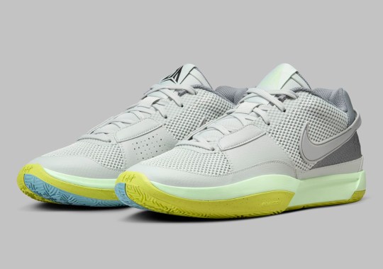 The Nike Ja 1 Surfaces In “Silver/Green”