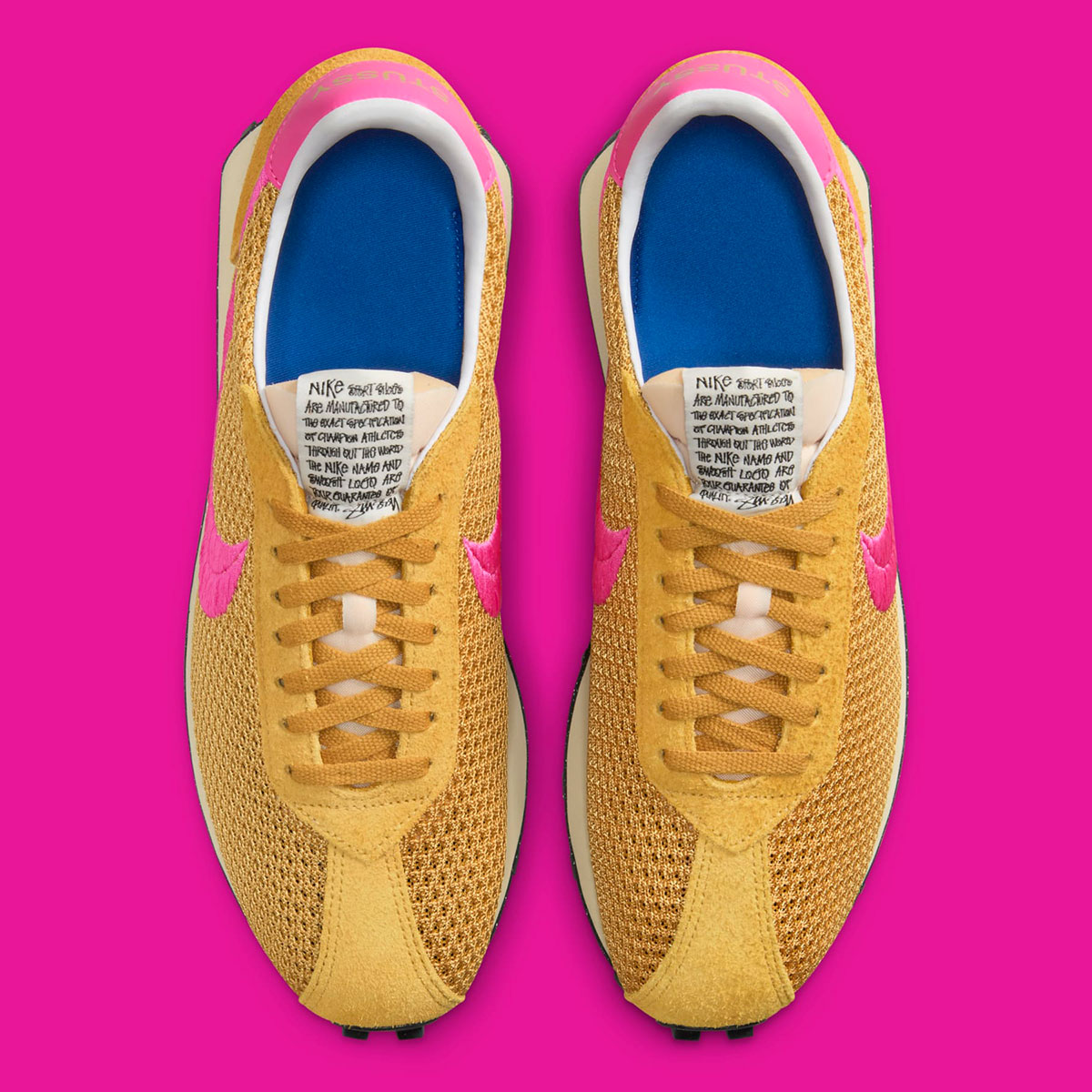 Stussy Nike Ld 1000 Sanded Gold Laser Fuchsia Fossil Fq5369 700 4
