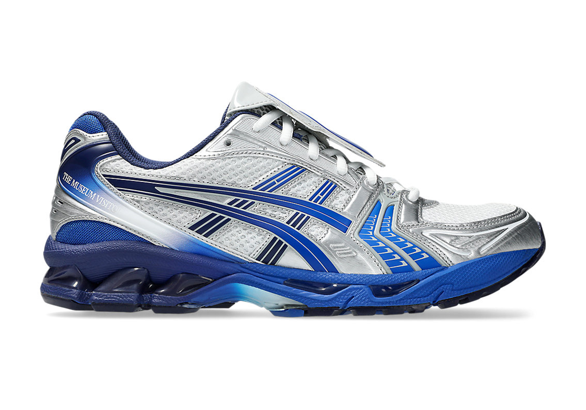 The Museum Visitor Asics Gel Kayano 14 White Blue 1203a528 020 6