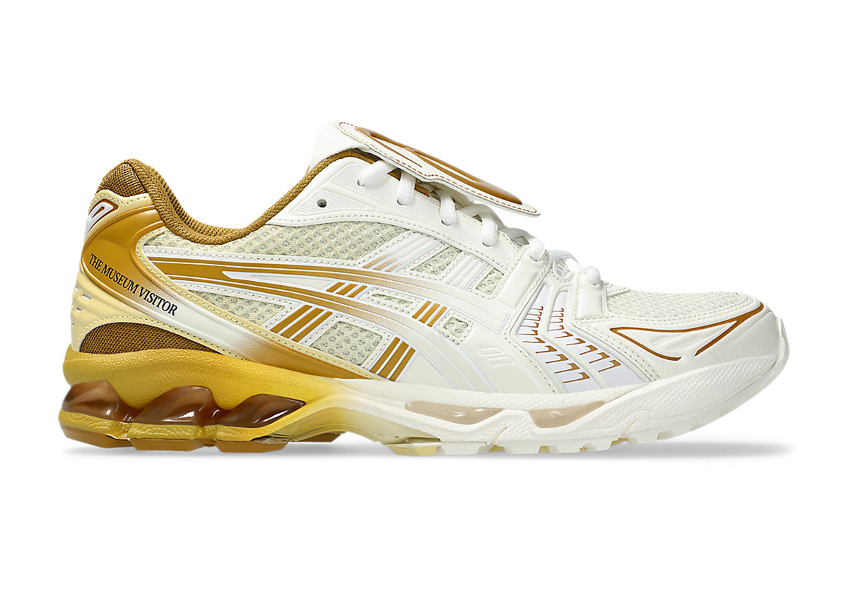 The Museum Visitor Asics Gel Kayano 14 White Gold 1203a528 100 4