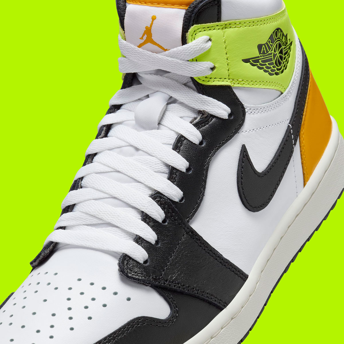 Air Jordan 1 High Golf Black White Volt University Gold Dq0660 105 3
