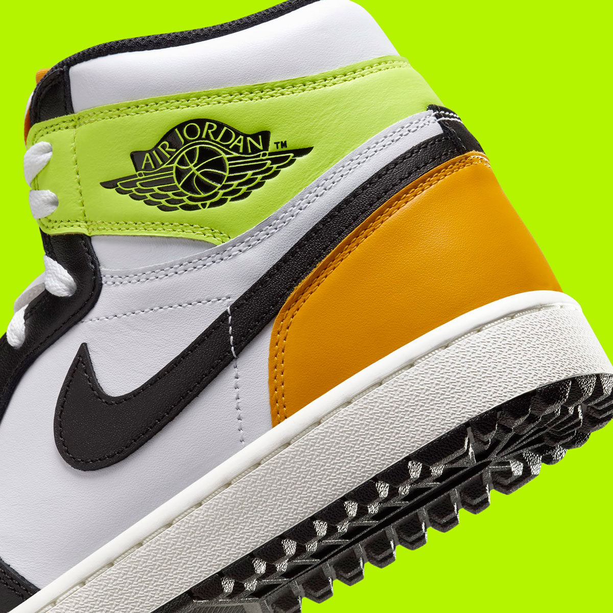 Air Jordan 1 High Golf Black White Volt University Gold Dq0660 105 4