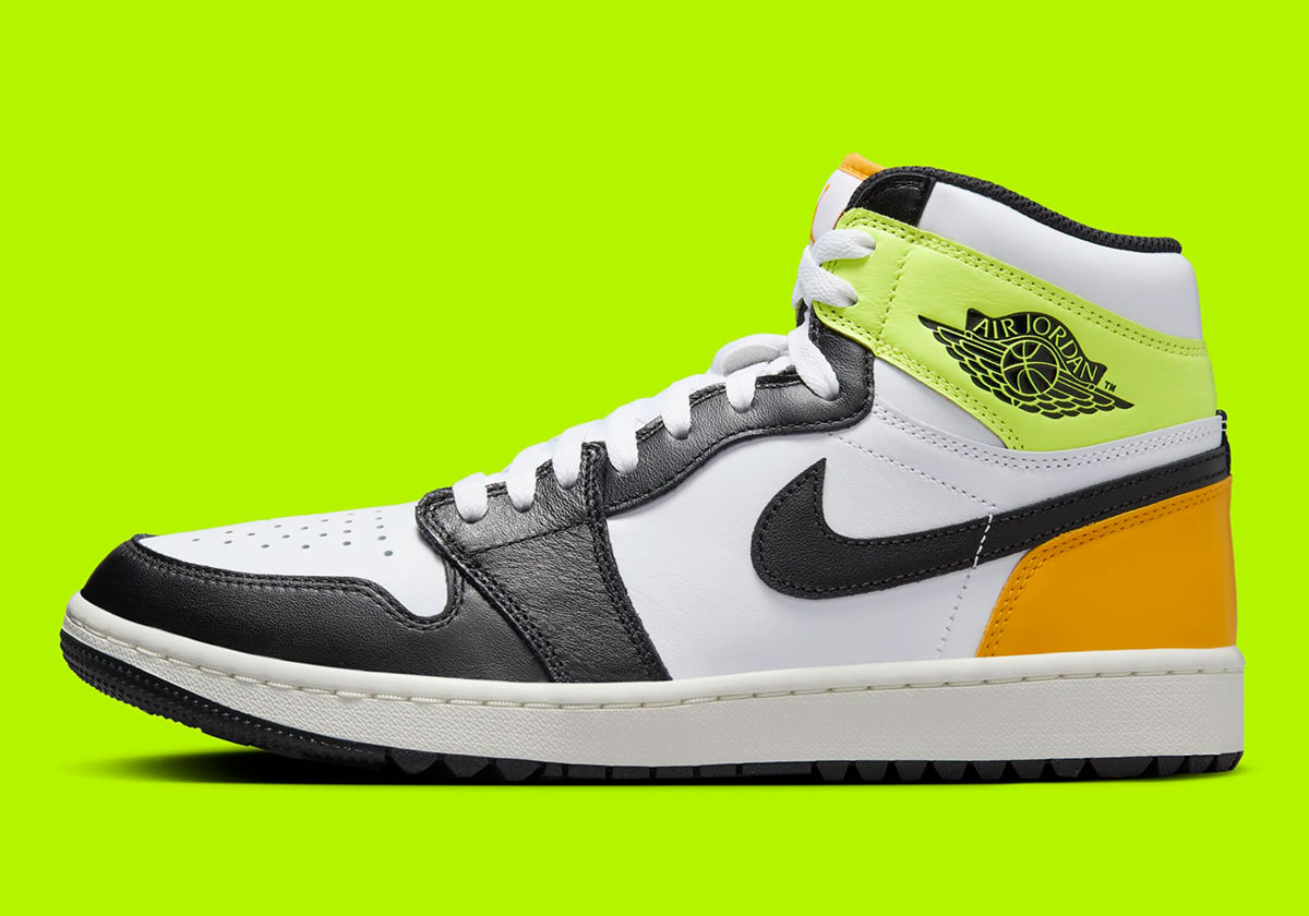 Air Jordan 1 High Golf Black White Volt University Gold Dq0660 105 9