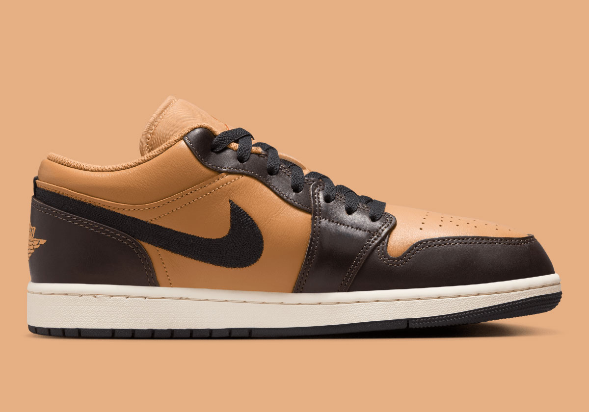 Air Jordan 1 Low Flax Baroque Brown Vintage Coral Hq3603 201 2