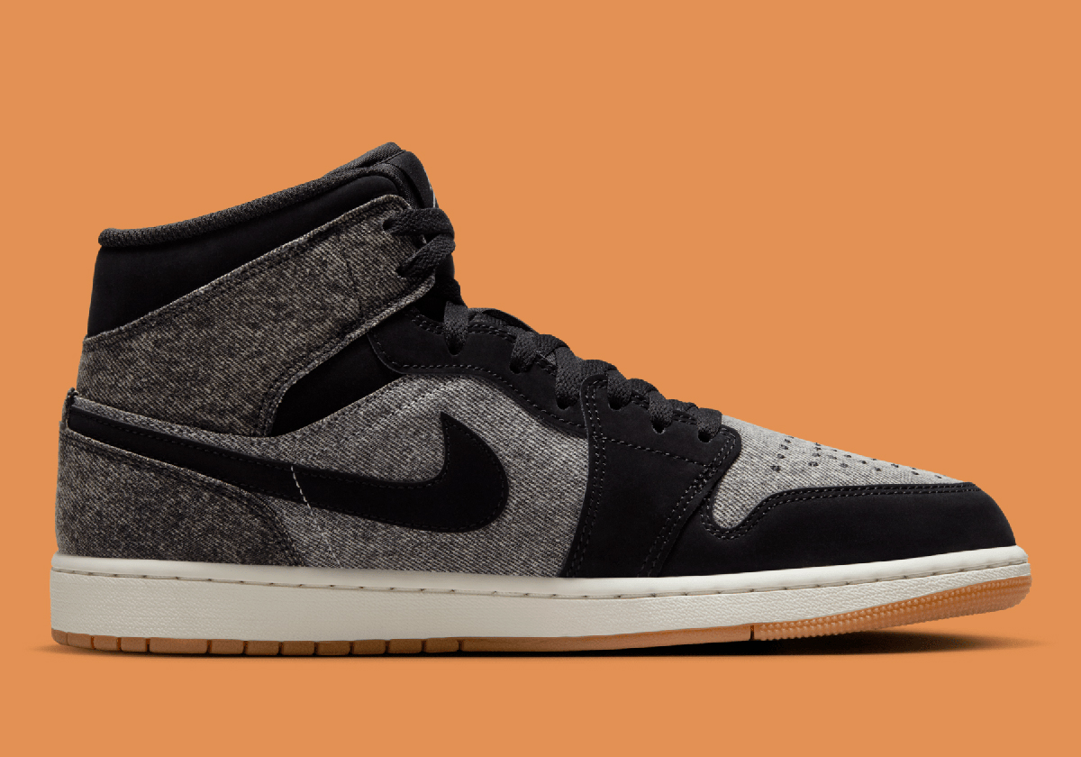 Air Jordan 1 Mid Black Denim Gum Brown Hj4363 001 6