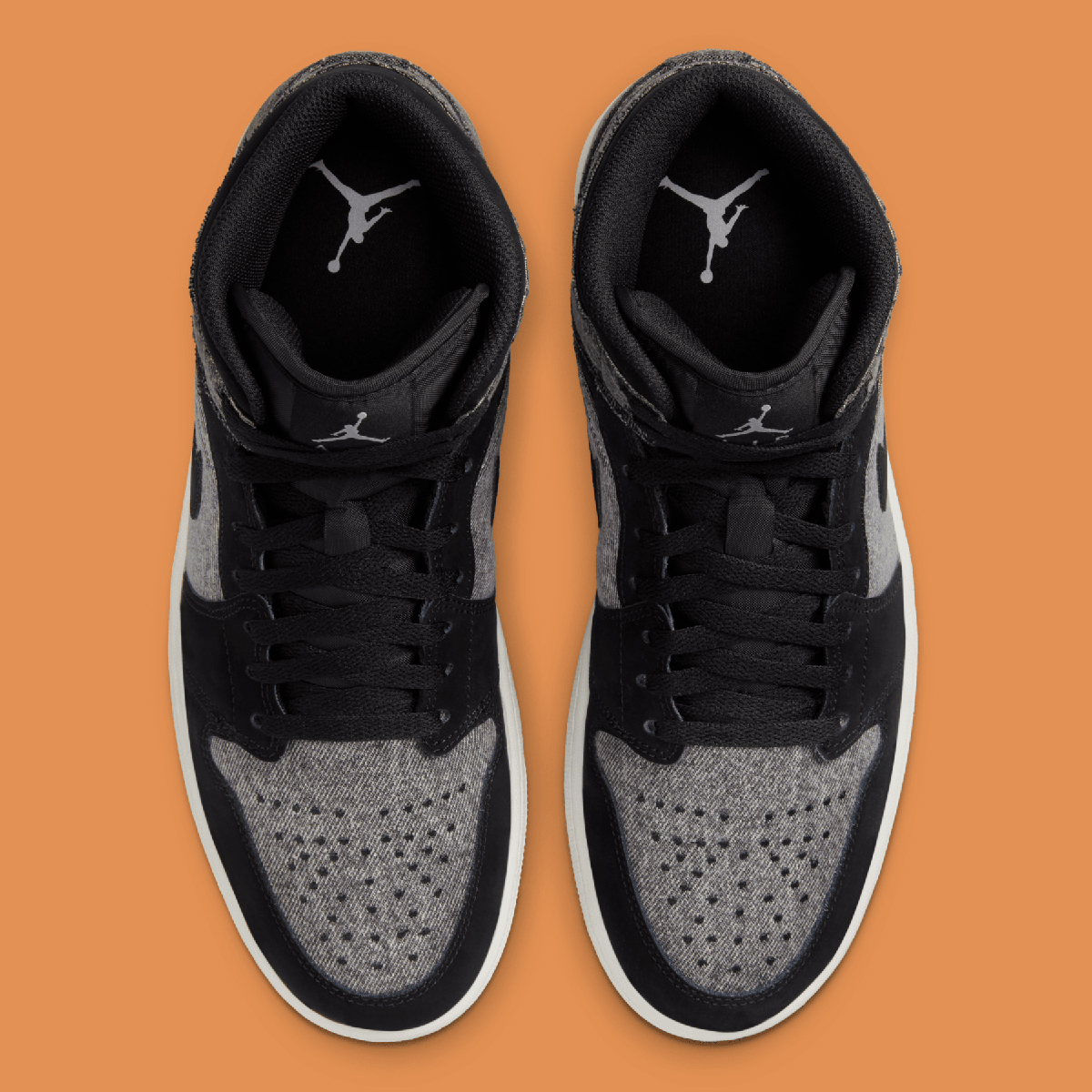 Air Jordan 1 Mid Black Denim Gum Brown Hj4363 001 7