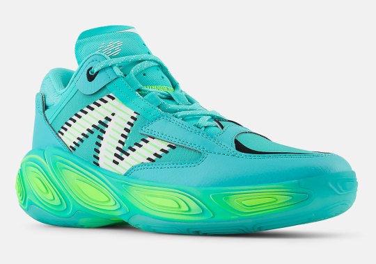 The New Balance Fresh Foam BB V2 Goes Futuristic In “Cyber Jade”