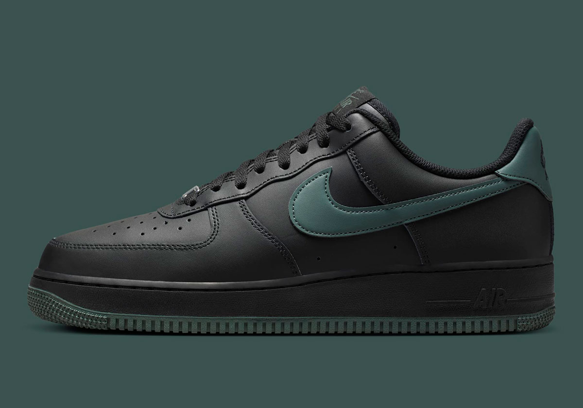 Nike Air Force 1 Low Black Vintage Green Fj4146 001 5