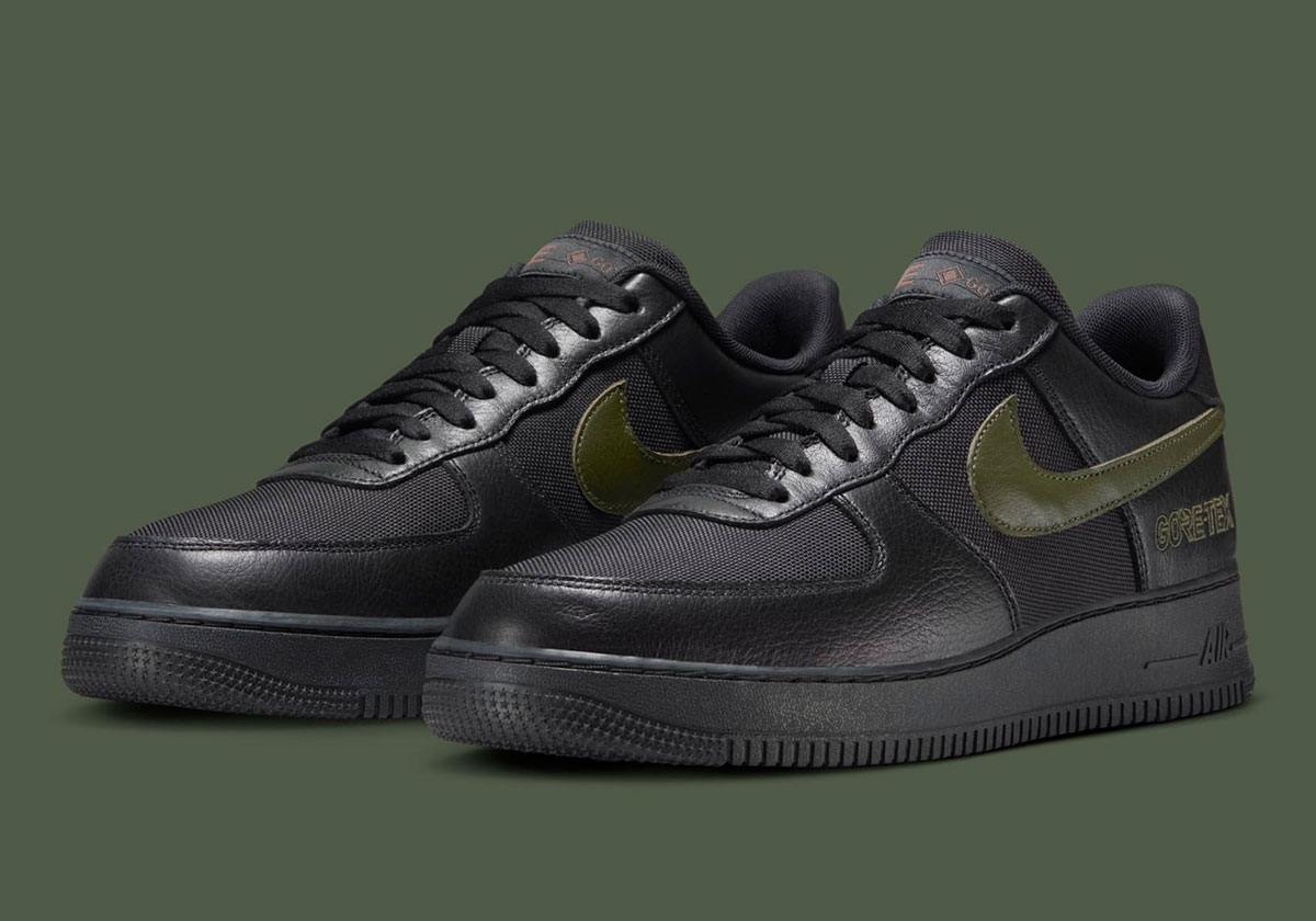 Nike Air Force 1 Low Gore Tex Black Sequoia 3