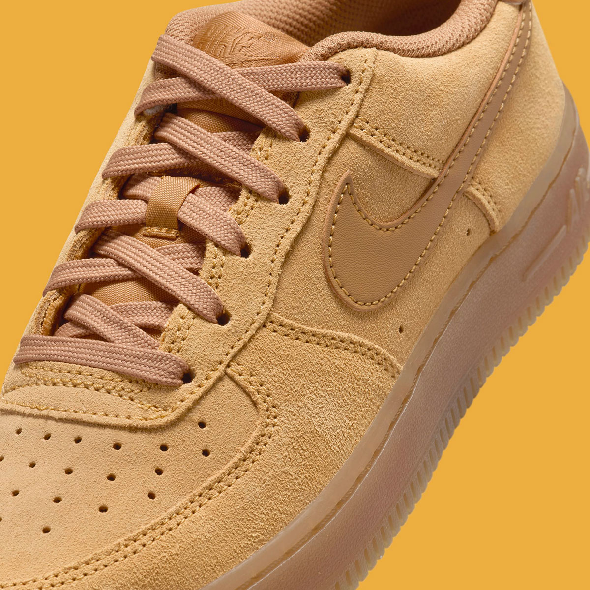 Nike Air Force 1 Low Gs Wheat Hq7476 700 7