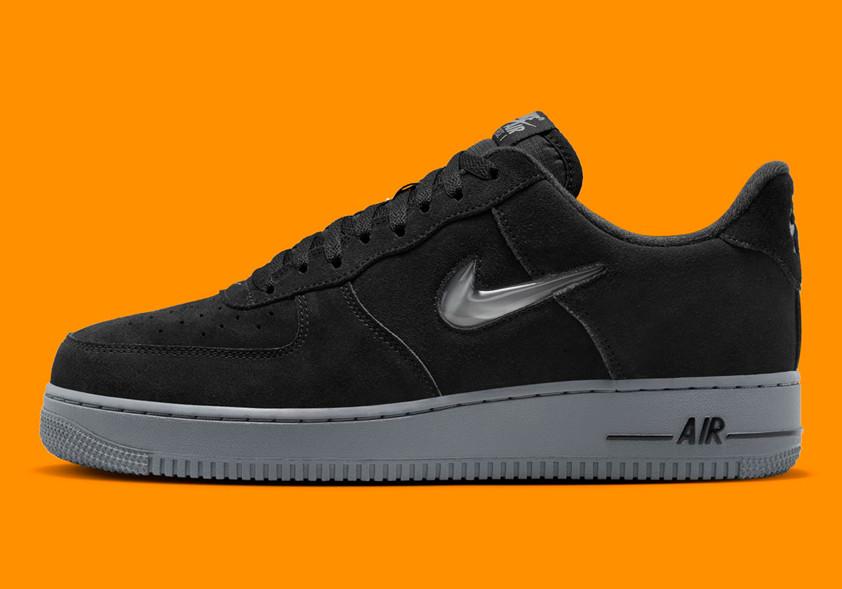 Nike Air Force 1 Low Jewel Black Cool Grey Hq3827 002 7