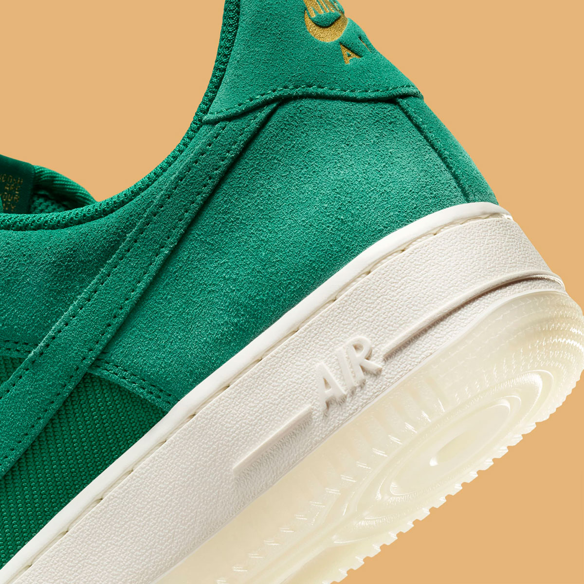 Nike Air Force 1 Low Malachite Pale Ivory Metallic Gold Fz5222 300 1