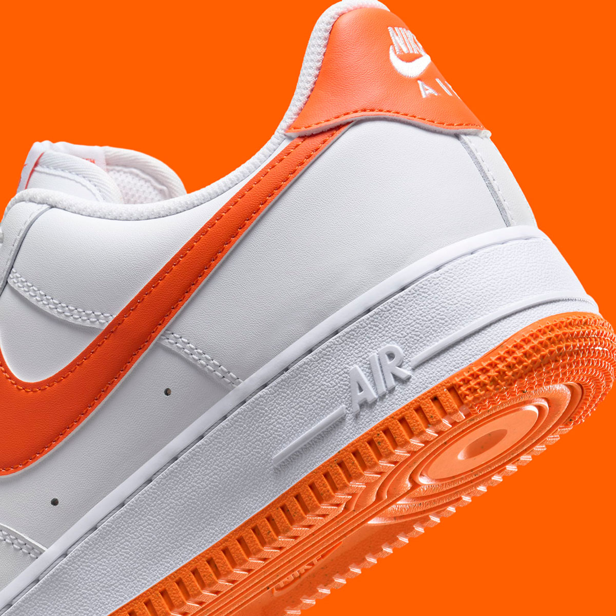 Nike Air Force 1 Low White Safety Orange Fj4146 109 1