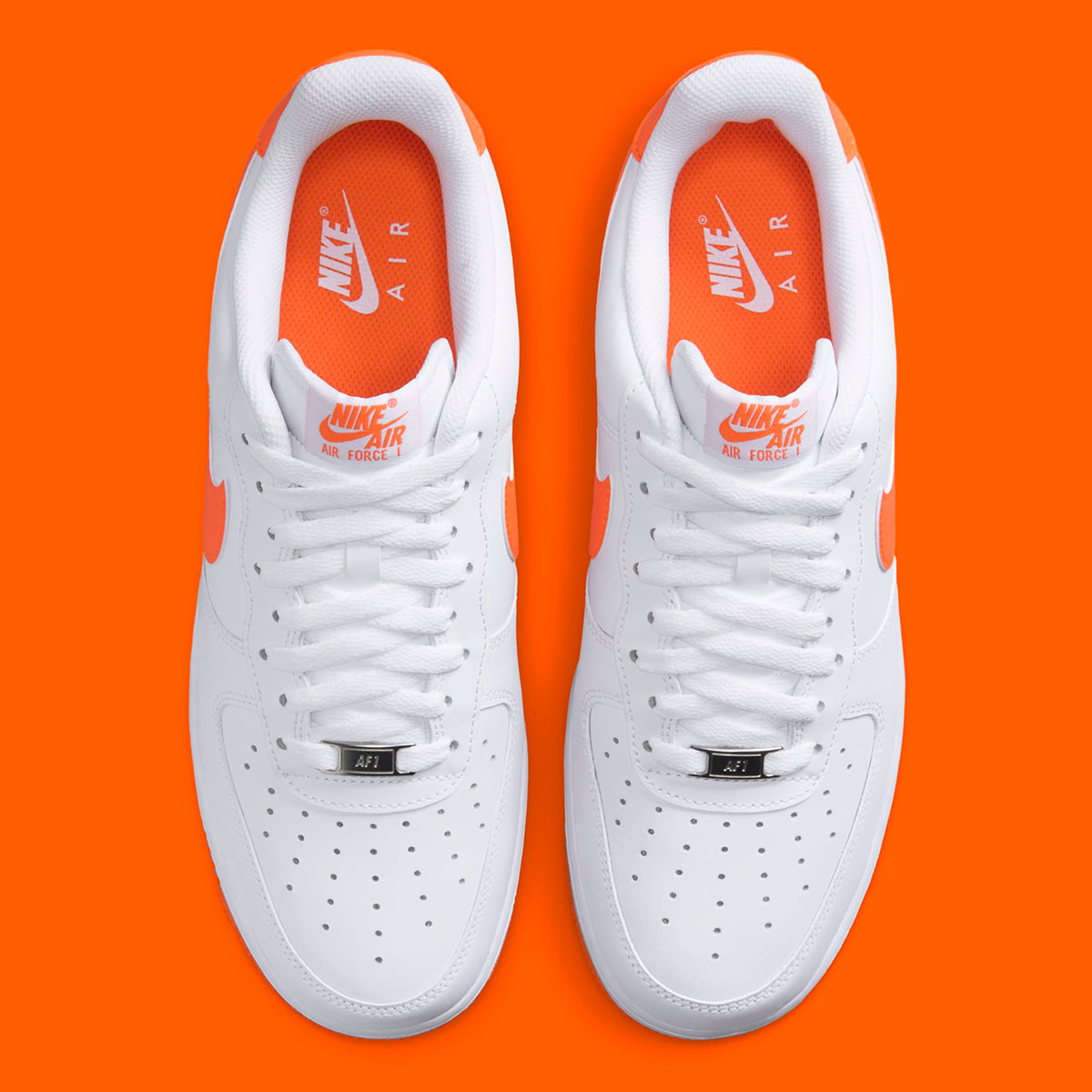 Nike Air Force 1 Low White Safety Orange Fj4146 109 5