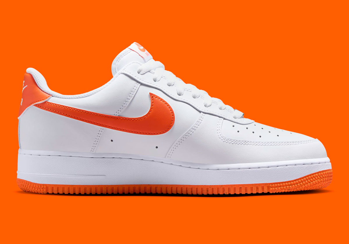 Nike Air Force 1 Low White Safety Orange Fj4146 109 6