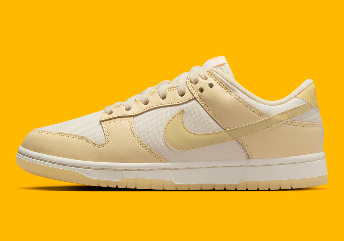 Nike Dunk Low Muslin Pale Ivory Laser Orange Team Gold Fz2552 100 3