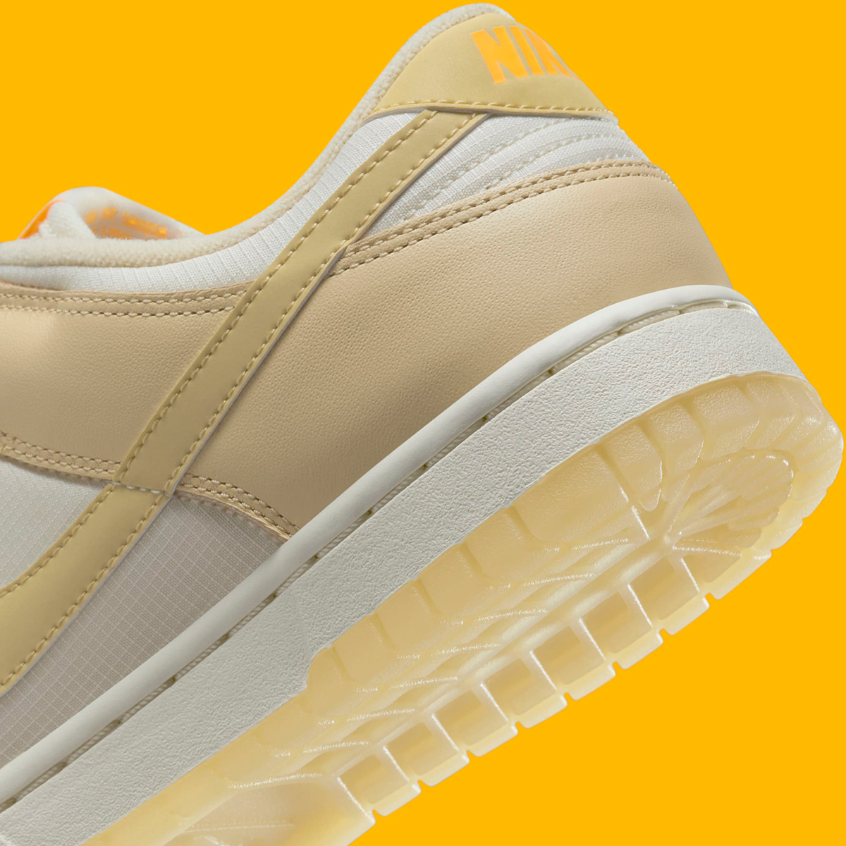 Nike Dunk Low Muslin Pale Ivory Laser Orange Team Gold Fz2552 100 4