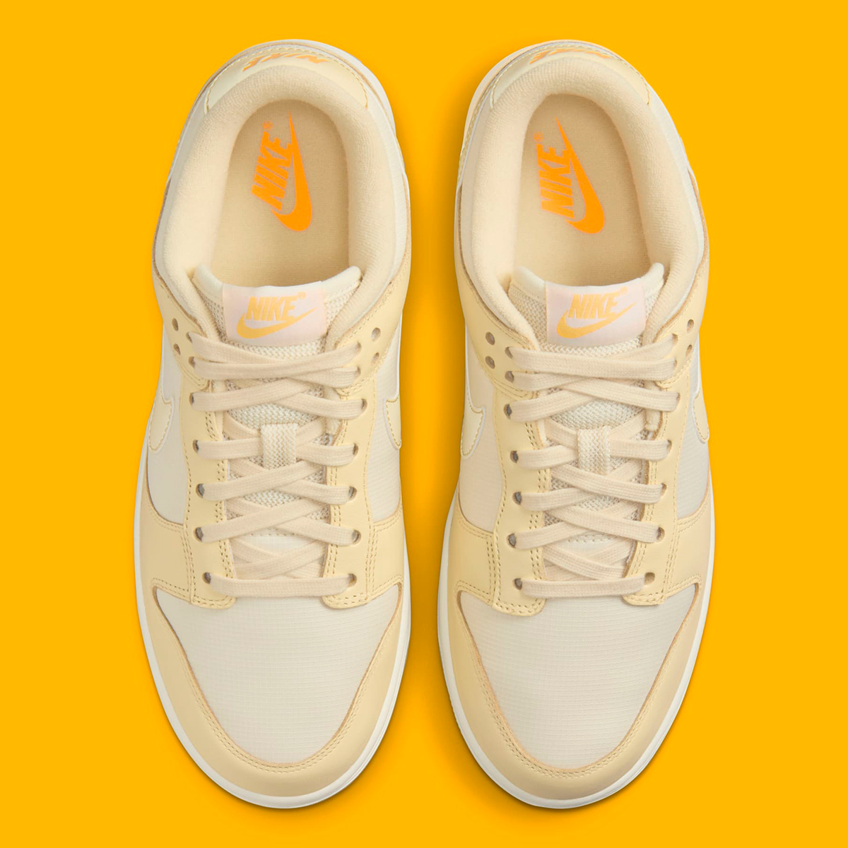 Nike Dunk Low Muslin Pale Ivory Laser Orange Team Gold Fz2552 100 5